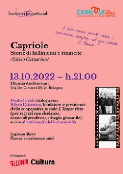 CAPRIOLE - Paolo Cevoli dialoga con Silvio Cattarina e alcuni ospiti della Comunità
