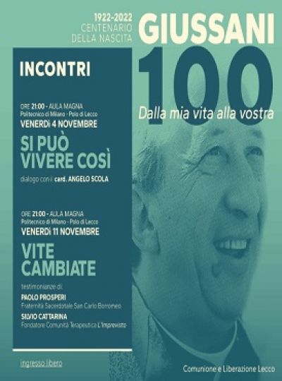 1922 - 2022 centenario della nascita di Don Giussani