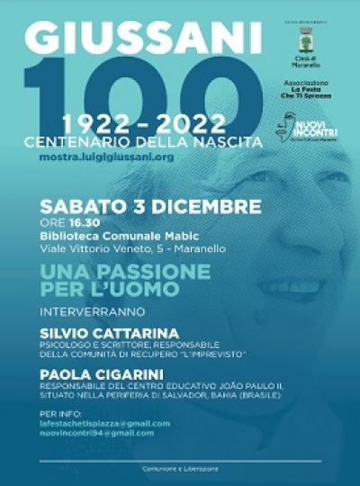 UNA PASSIONE PER L'UOMO - Maranello - sabato 3 dicembre 2022 - Biblioteca Comunale MABIC